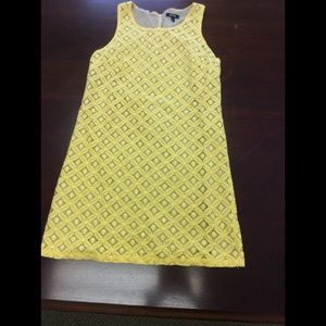 Apt 9 yellow eyelet dress